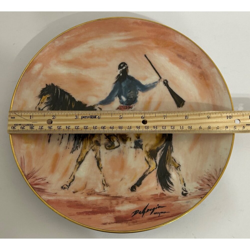 De Grazia Southwestern Native American Art Cocopah Indian Girl & Apache Scout - Picture 7 of 8